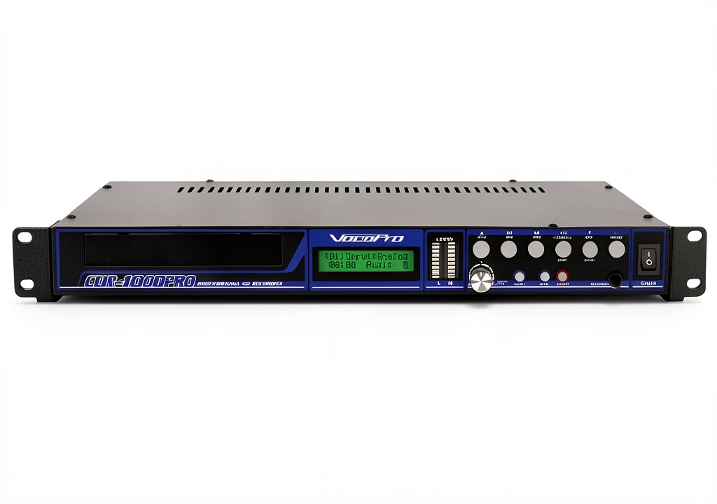 Pioneer CDR1000PRO installed in a studio rack