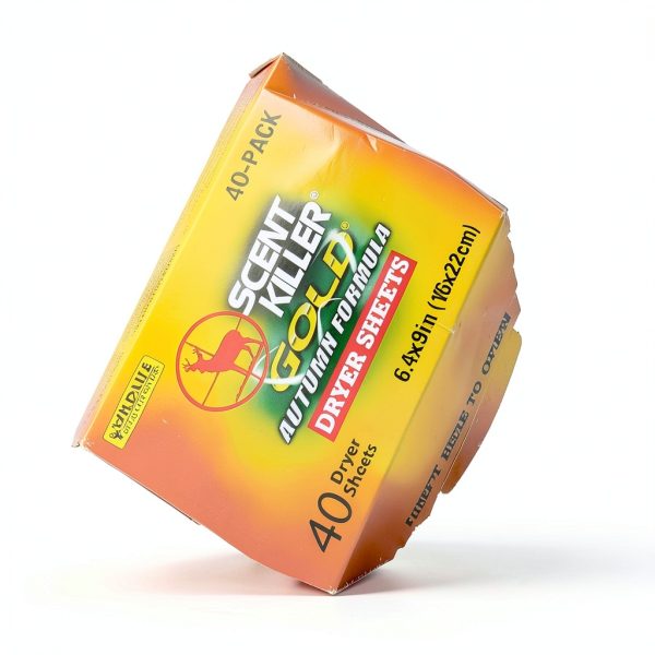 Scent Killer Gold Dryer Sheets by Wildlife Research Center Model 1283-8