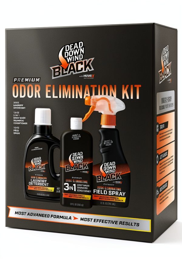 Dead Down Wind Black 3-Piece Kit – Field Spray, Body Wash, Detergent-0