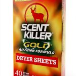 Scent Killer Gold Dryer Sheets by Wildlife Research Center Model 1283-0