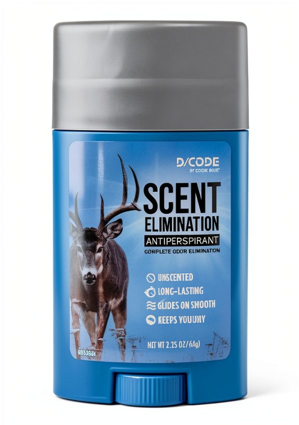 Code Blue Antiperspirant Stick 2.25 oz Blue Sweat and Scent Control-0