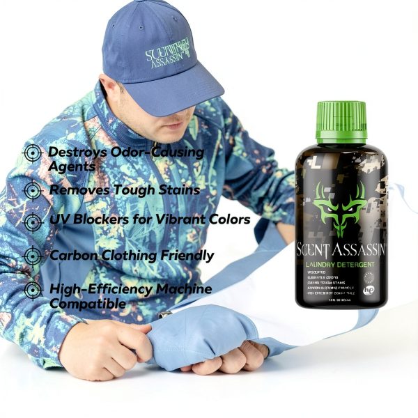 Scent Assassin Laundry Detergent JMJ Natural Unscented Hunting Cleaner-1