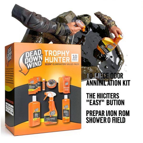 Dead Down Wind Trophy Hunter 10 Piece Orange Hunting Kit-5
