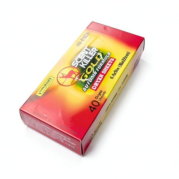 Scent Killer Gold Dryer Sheets by Wildlife Research Center Model 1283-5