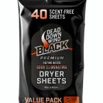 Dead Down Wind Dryer Sheets 40 Count Odorless Anti‑Static for Hunting-0