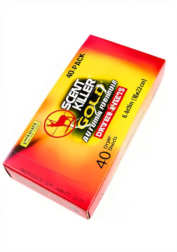 Scent Killer Gold Dryer Sheets by Wildlife Research Center Model 1283-2