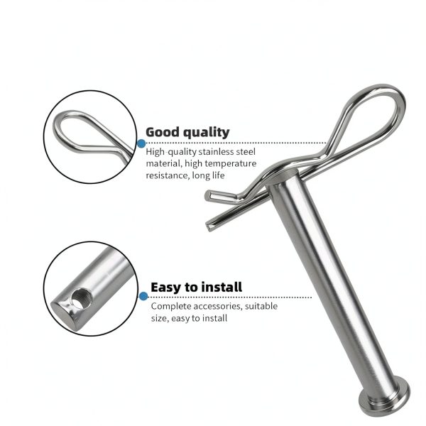 Gas Grill BBQ Stainless Steel Hinge Pin QYRHP Fits Genesis and Summit-5