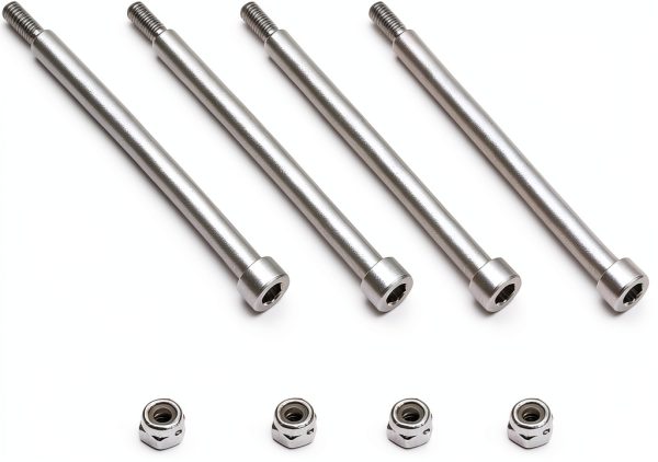 4X Threaded Hinge Pin 4x56mm for X-MAXX 8S 77086-4 XRT 8S 78086-4 Upgrade Parts-6