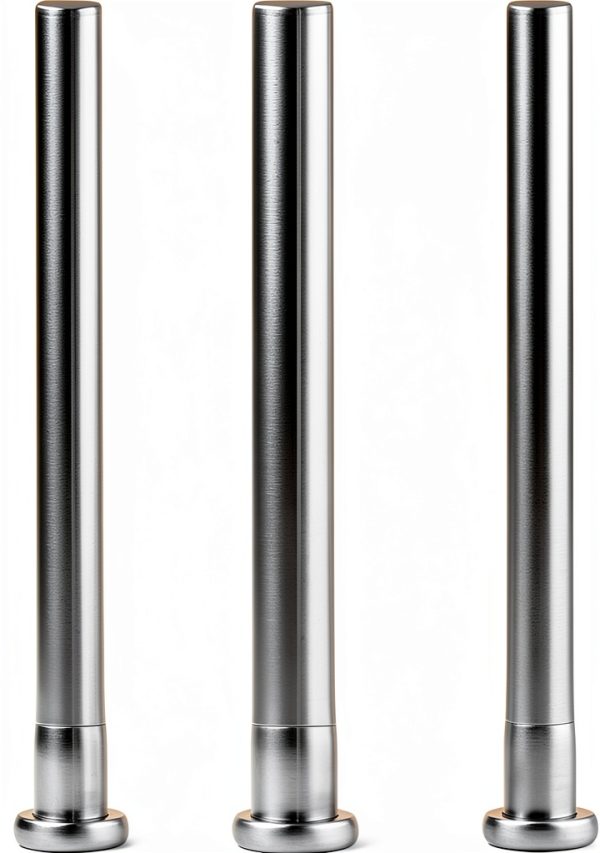 4 Pcs 3.5 Inches Door Hinge Pin Silver Stainless Steel Hinge Pins for Interior Door Security Replacement Oil Rubbed Pins Screws Interior Doors Window Security Hinges Mailbox Pin-0