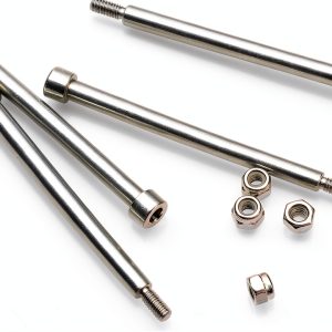 4X Threaded Hinge Pin 4x56mm for X-MAXX 8S 77086-4 XRT 8S 78086-4 Upgrade Parts-0