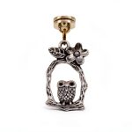 Silver Hinge Head Home Decoration Bird Rack,Magnetic Hinge Dropper Hanging,Magnetic Hinge Head Toppers,Door Hinge Pin Topper-0