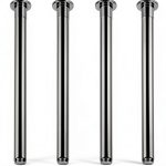 3.5 inch Door Hinge Pin OGGOGOE Stainless Steel Pin Pack of 6 Black-0