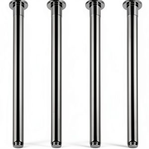 3.5 inch Door Hinge Pin OGGOGOE Stainless Steel Pin Pack of 6 Black-0