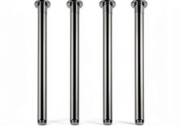 3.5 inch Door Hinge Pin OGGOGOE Stainless Steel Pin Pack of 6 Black-0