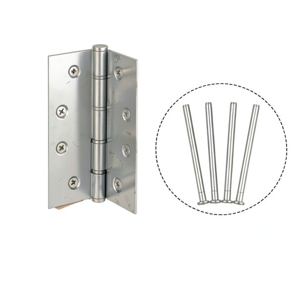 Door Hinge Pins 4 Pcs 3.5 Inch Stainless Steel Kit InnoHHustle-5
