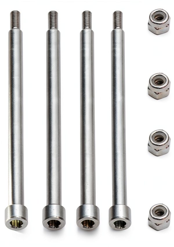 4X Threaded Hinge Pin 4x56mm for X-MAXX 8S 77086-4 XRT 8S 78086-4 Upgrade Parts-5