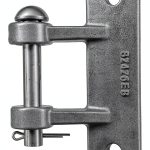 Buyers Products B2426E Forged Hinge Butt with Pin and Cotter Silver-0