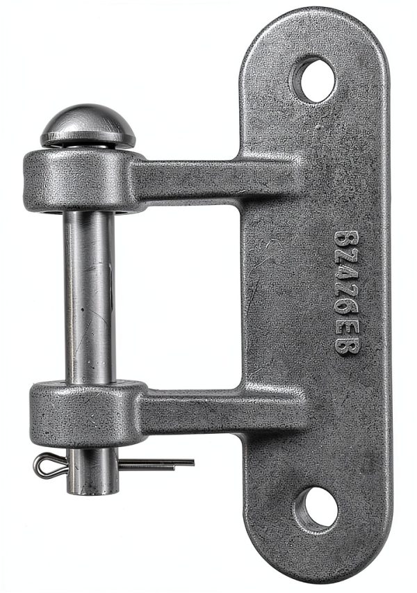 Buyers Products B2426E Forged Hinge Butt with Pin and Cotter Silver-0