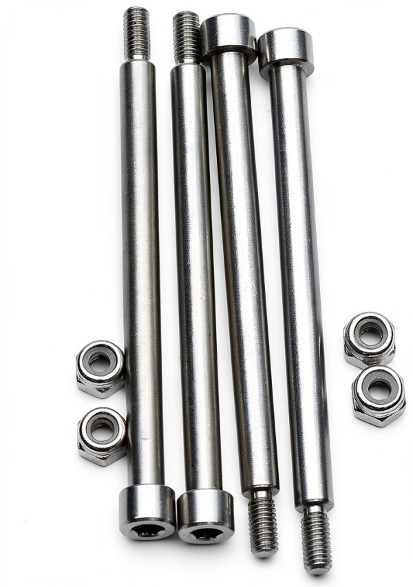 4X Threaded Hinge Pin 4x56mm for X-MAXX 8S 77086-4 XRT 8S 78086-4 Upgrade Parts-2