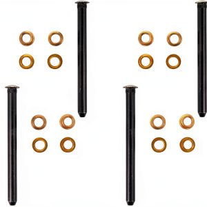 TRQ Door Hinge Pin & Bushings 4 Kits for GM New-0