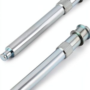 Front Upper Door Hinge Roller Pin Silver Steel - Compatible with 1988-2002 C1500/C2500/C3500/K1500/K2500/K3500 Suburban Tahoe Yukon Escalade & Multiple Models Replaces 38433 - Set of 2-0