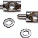Gordon Glass® Shower Door Stainless Steel Hinge Pin 5/16" Dia. and Washer for Continuous Hinge Framed Shower Enclosure-0